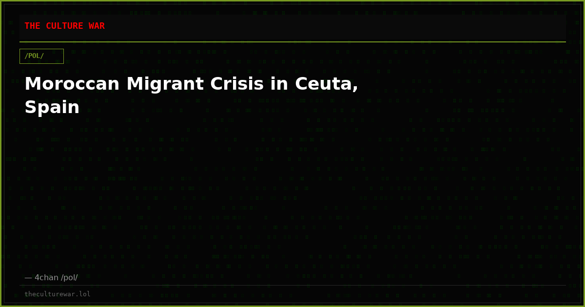 Moroccan Migrant Crisis in Ceuta, Spain