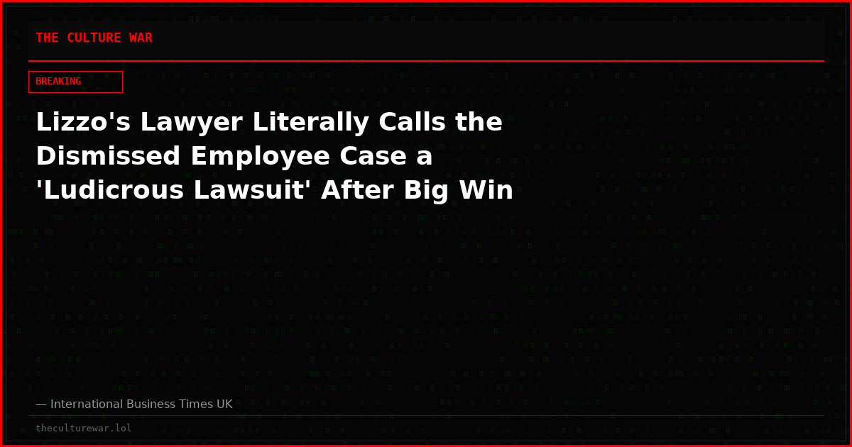 Lizzo's Lawyer Literally Calls the Dismissed Employee Case a 'Ludicrous Lawsuit' After Big Win