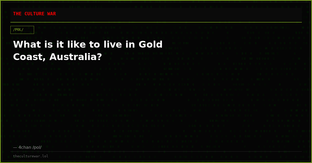 What is it like to live in Gold Coast, Australia?