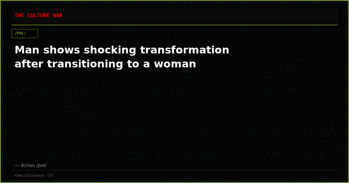 Man shows shocking transformation after transitioning to a woman
