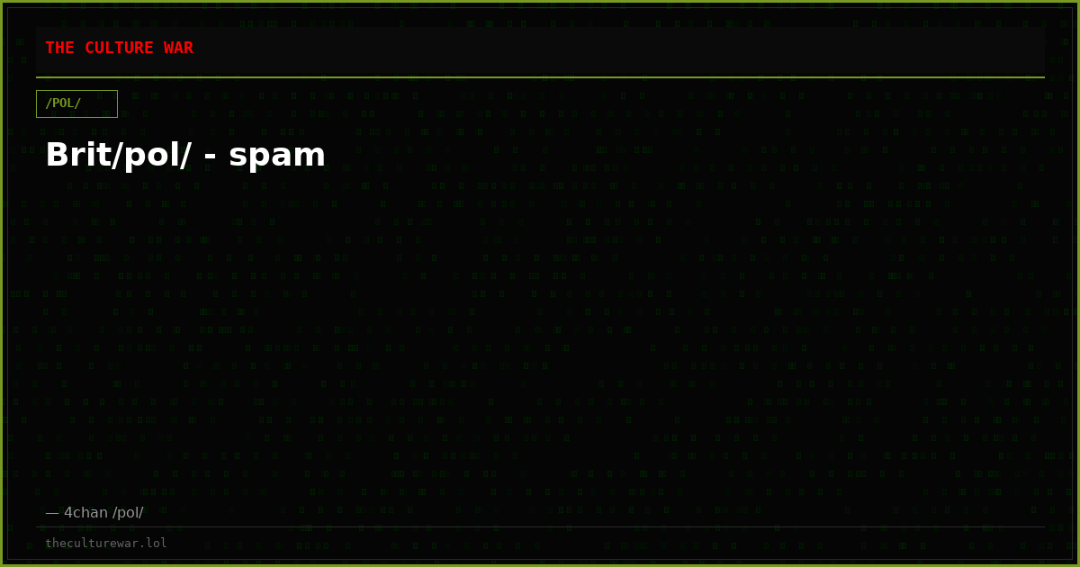 Brit/pol/ - spam