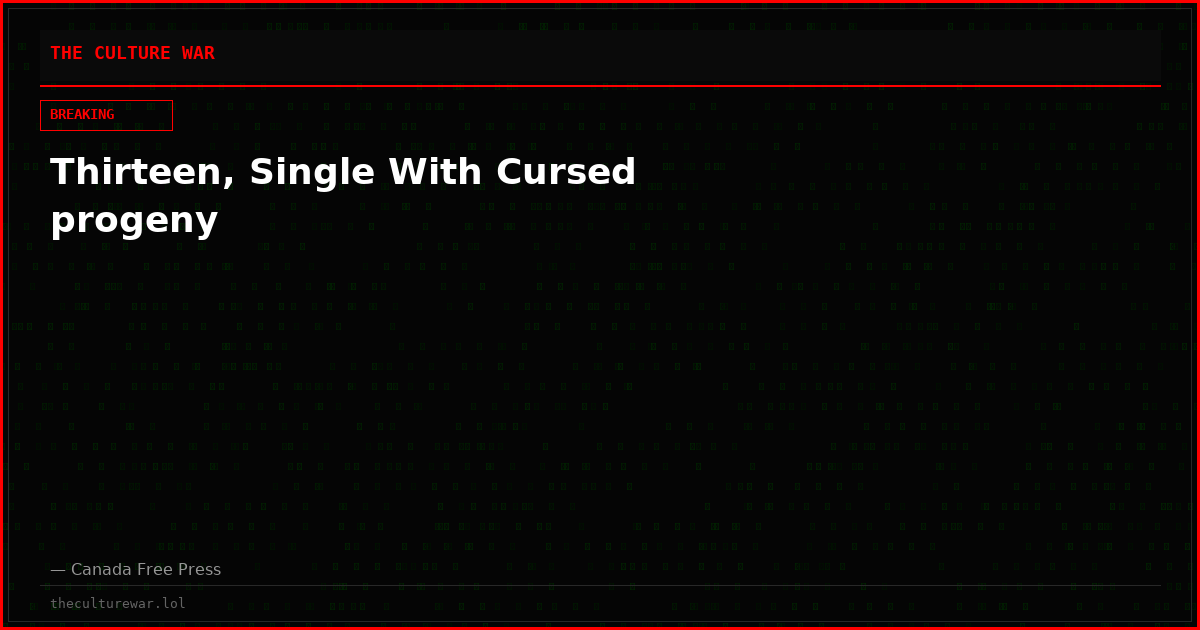 Thirteen, Single With Cursed progeny