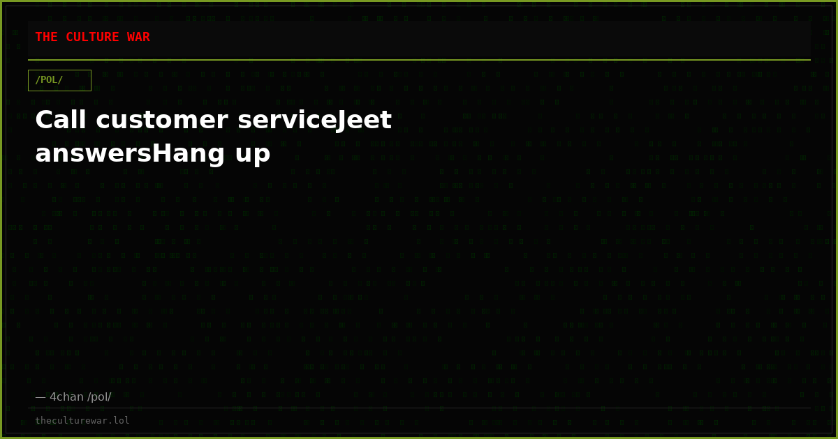 Call customer serviceJeet answersHang up