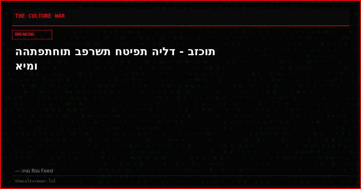 ההתפתחות בפרשת חטיפת הילד - בזכות אימו