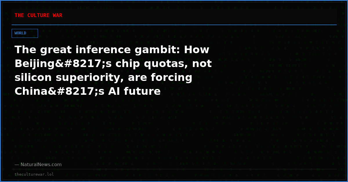 The great inference gambit: How Beijing’s chip quotas, not silicon superiority, are forcing China’s AI future