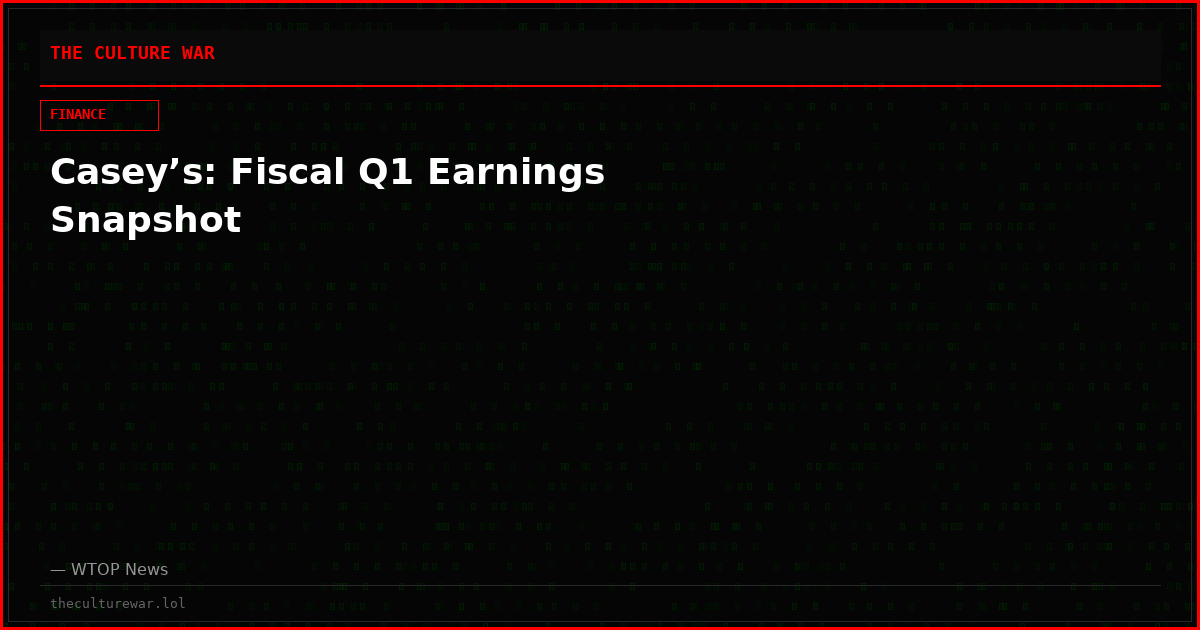 Casey’s: Fiscal Q1 Earnings Snapshot