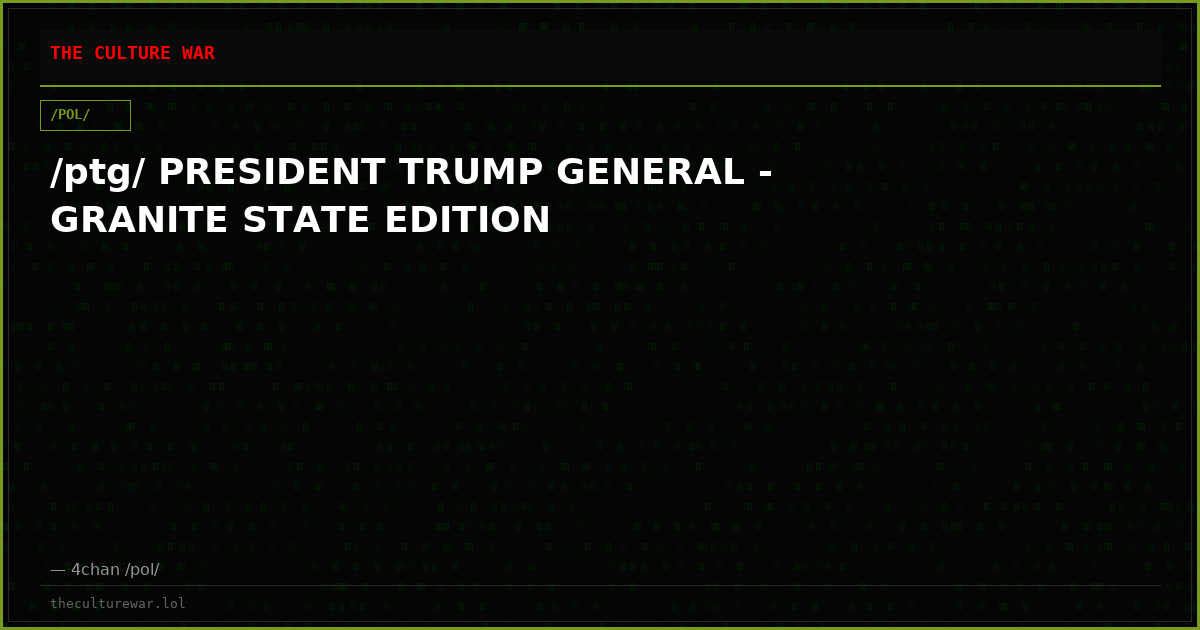 /ptg/ PRESIDENT TRUMP GENERAL - GRANITE STATE EDITION