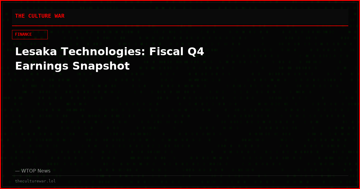 Lesaka Technologies: Fiscal Q4 Earnings Snapshot
