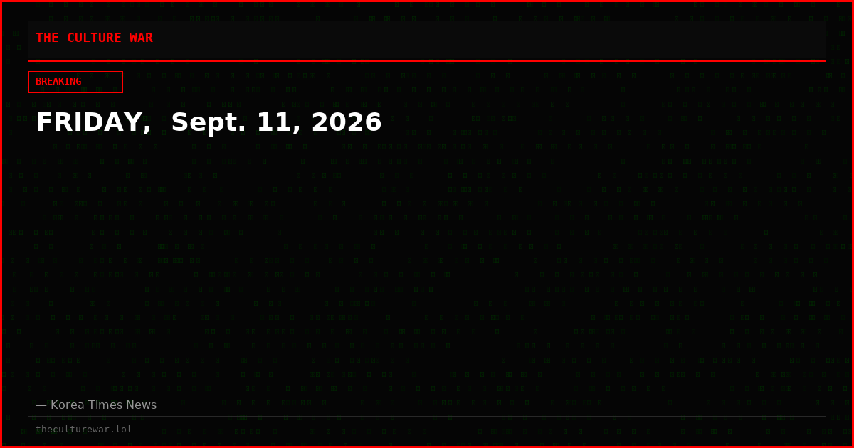 FRIDAY,  Sept. 11, 2026