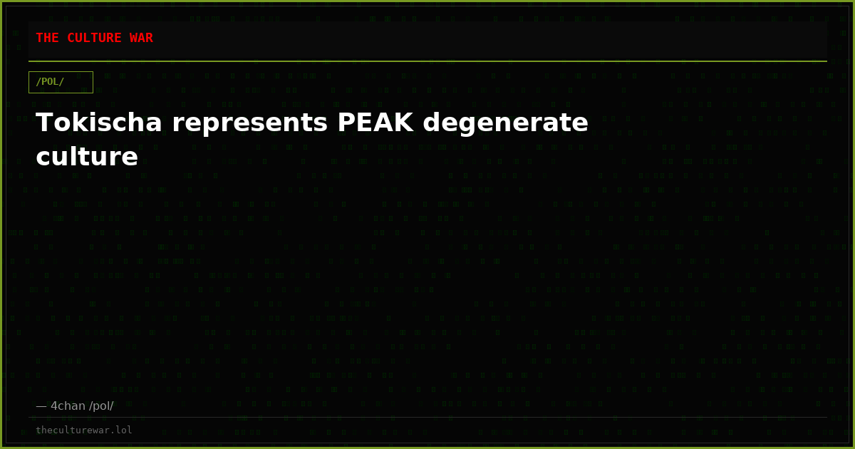 Tokischa represents PEAK degenerate culture