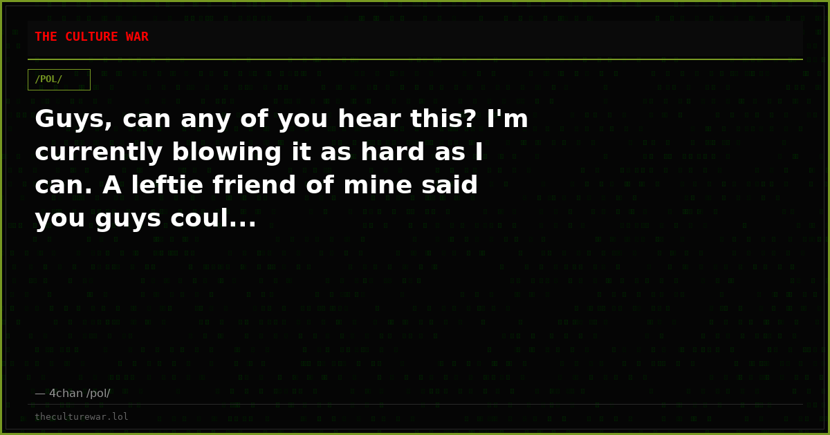 Guys, can any of you hear this? I'm currently blowing it as hard as I can. A leftie friend of mine said you guys coul...