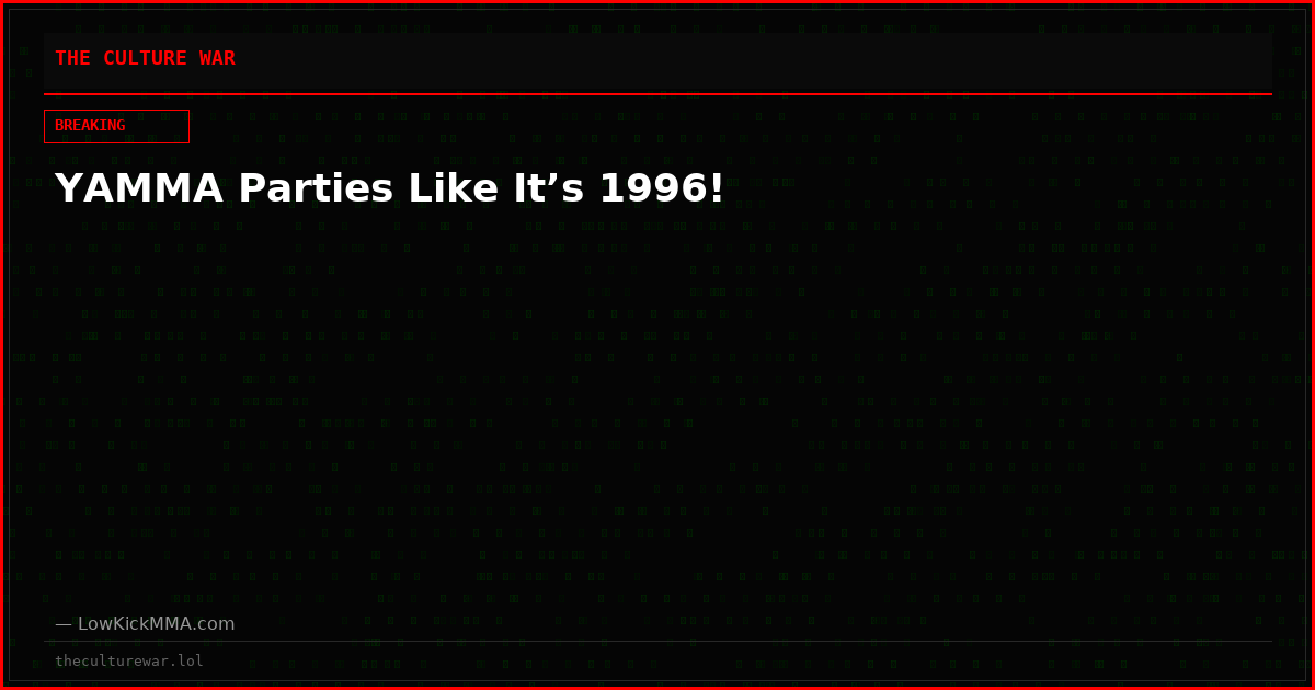 YAMMA Parties Like It’s 1996!
