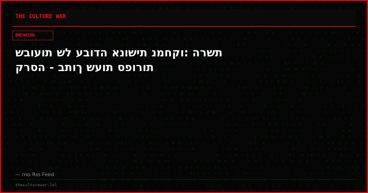 שבועות של עבודה אנושית נמחקו: הרשת קרסה - בתוך שעות ספורות