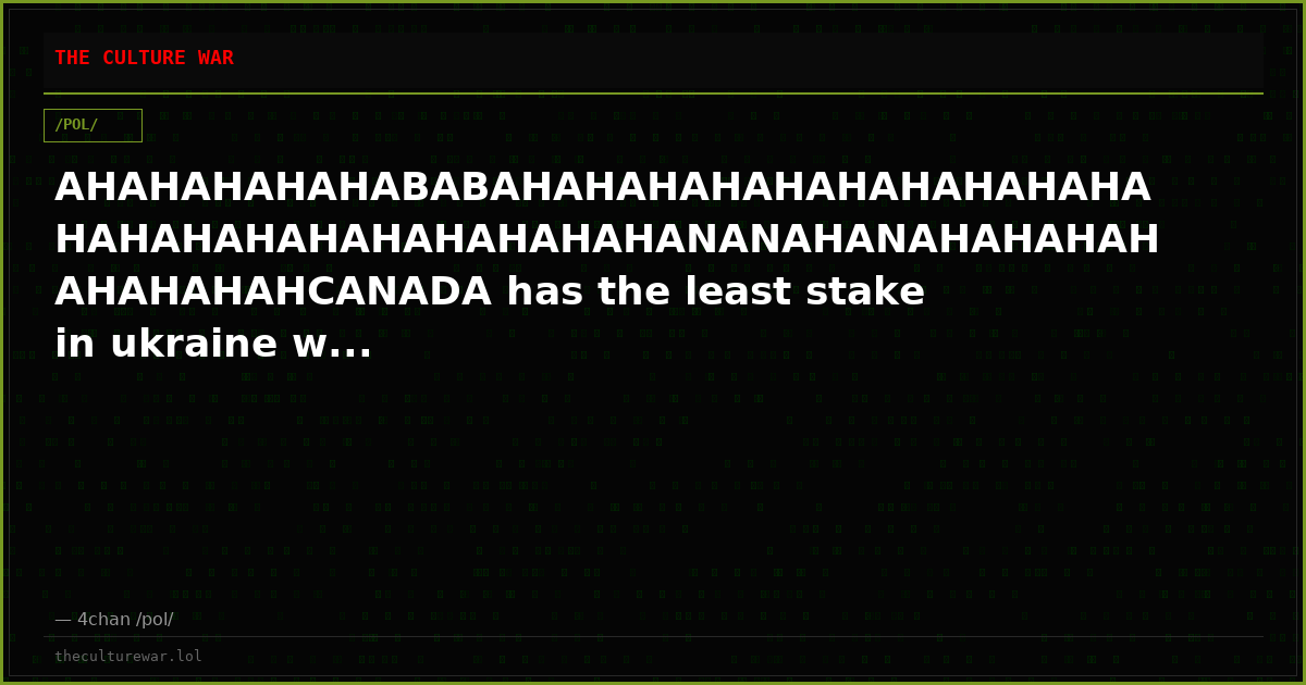 AHAHAHAHAHABABAHAHAHAHAHAHAHAHAHAHAHAHAHAHAHAHAHAHAHAHANANAHANAHAHAHAHAHAHAHAHCANADA has the least stake in ukraine w...