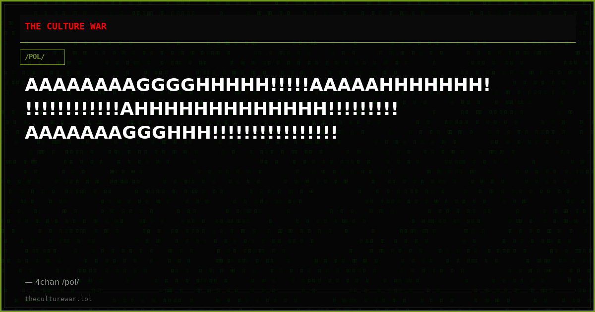 AAAAAAAAGGGGHHHHH!!!!!AAAAAHHHHHHH!!!!!!!!!!!!!AHHHHHHHHHHHHH!!!!!!!!!AAAAAAAGGGHHH!!!!!!!!!!!!!!!!