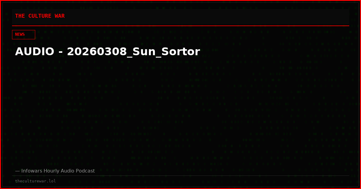 AUDIO - 20260308_Sun_Sortor