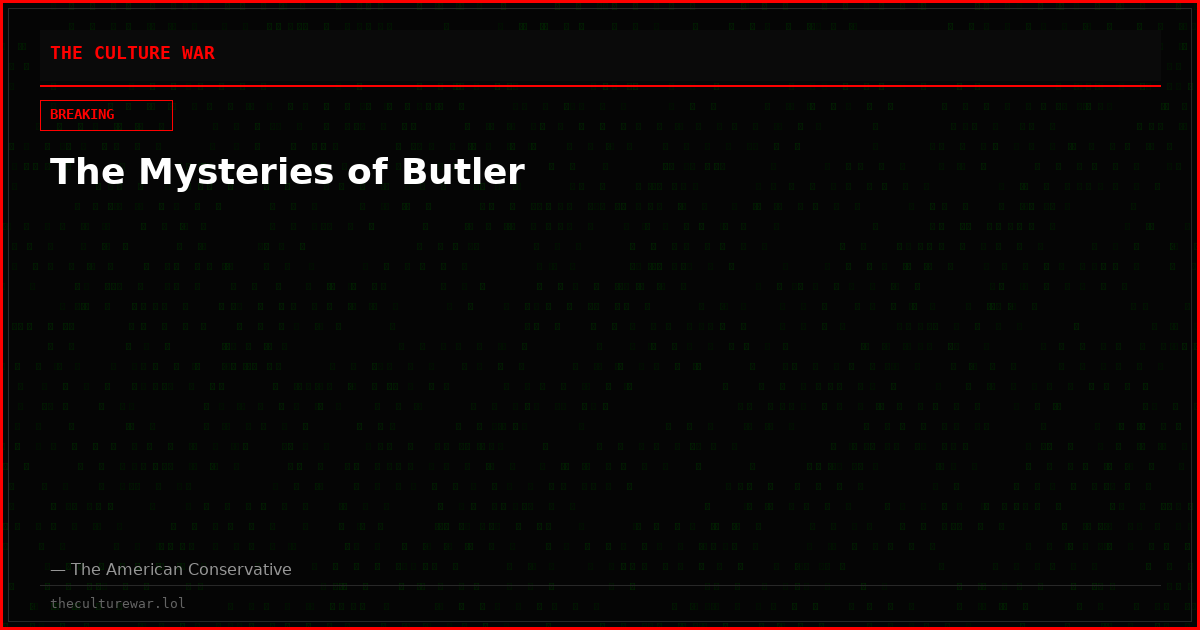 The Mysteries of Butler