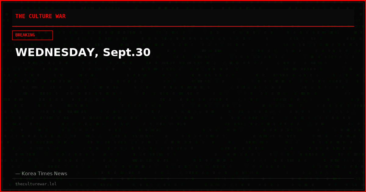 WEDNESDAY, Sept.30