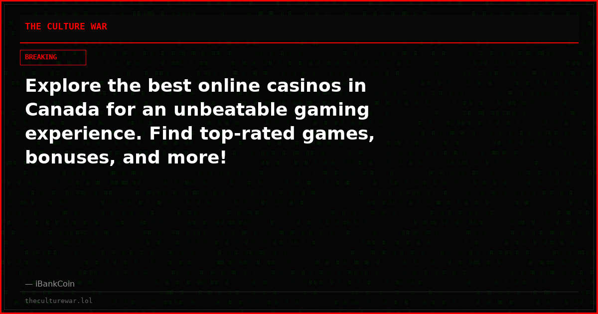 Explore the best online casinos in Canada for an unbeatable gaming experience. Find top-rated games, bonuses, and more!