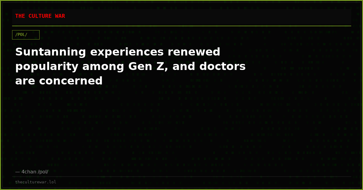 Suntanning experiences renewed popularity among Gen Z, and doctors are concerned
