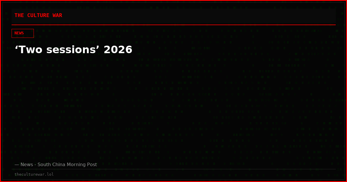 ‘Two sessions’ 2026