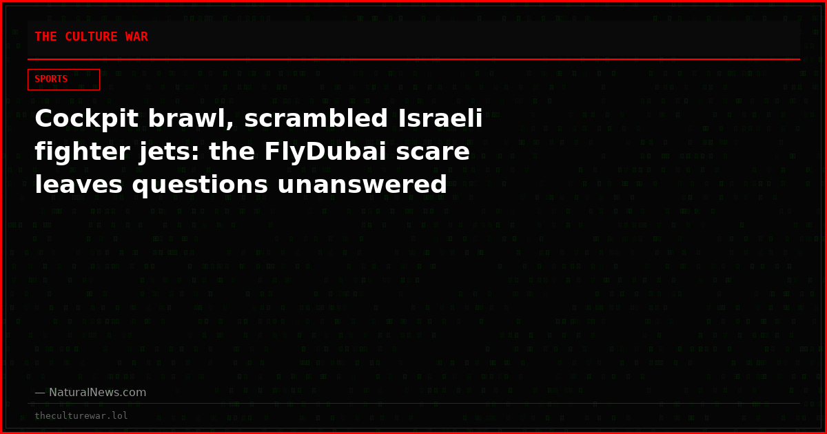 Cockpit brawl, scrambled Israeli fighter jets: the FlyDubai scare leaves questions unanswered