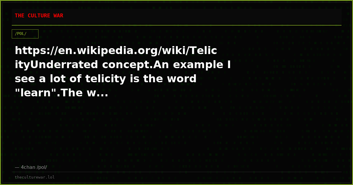 https://en.wikipedia.org/wiki/TelicityUnderrated concept.An example I see a lot of telicity is the word "learn".The w...
