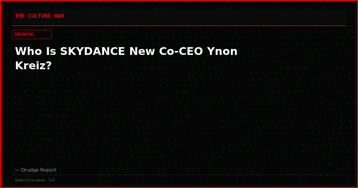 Who Is SKYDANCE New Co-CEO Ynon Kreiz?