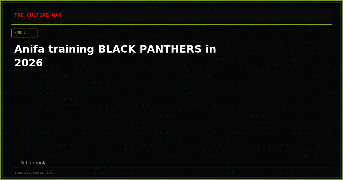 Anifa training BLACK PANTHERS in 2026