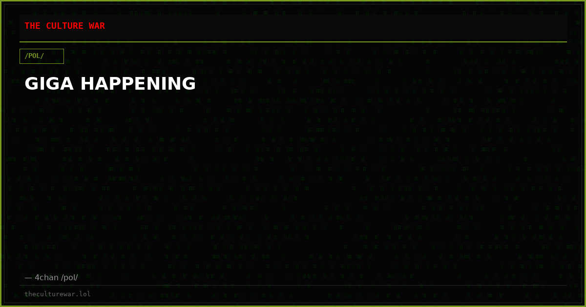GIGA HAPPENING