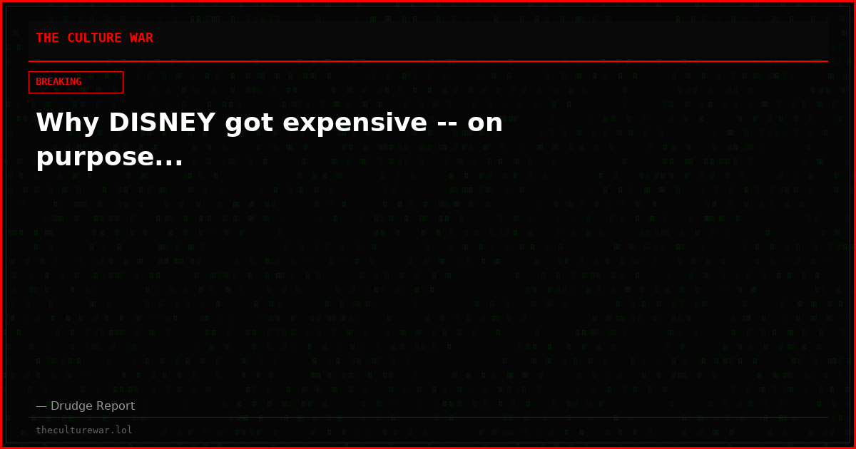 Why DISNEY got expensive -- on purpose...