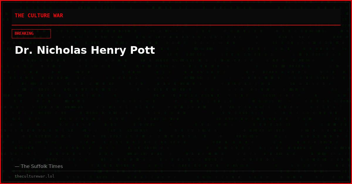 Dr. Nicholas Henry Pott