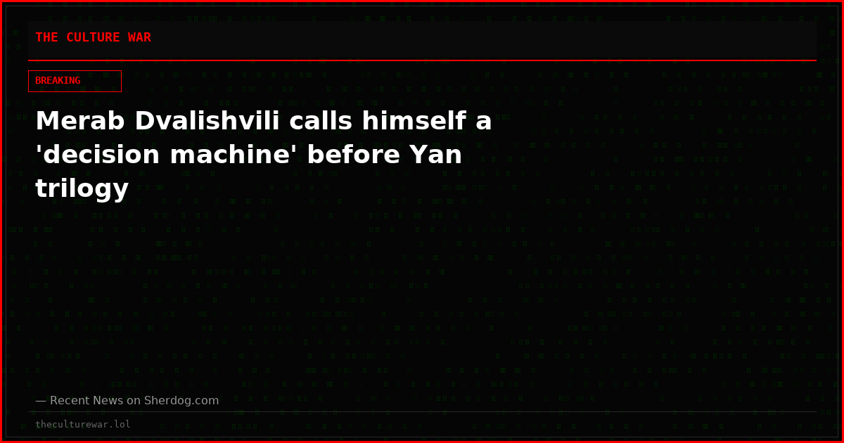 Merab Dvalishvili calls himself a 'decision machine' before Yan trilogy