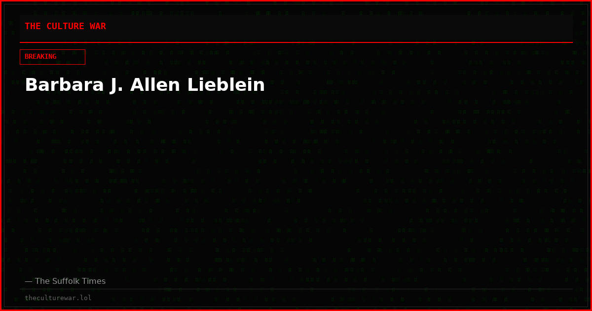 Barbara J. Allen Lieblein