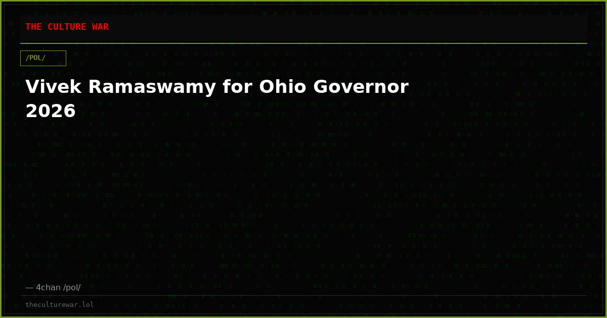 Vivek Ramaswamy for Ohio Governor 2026