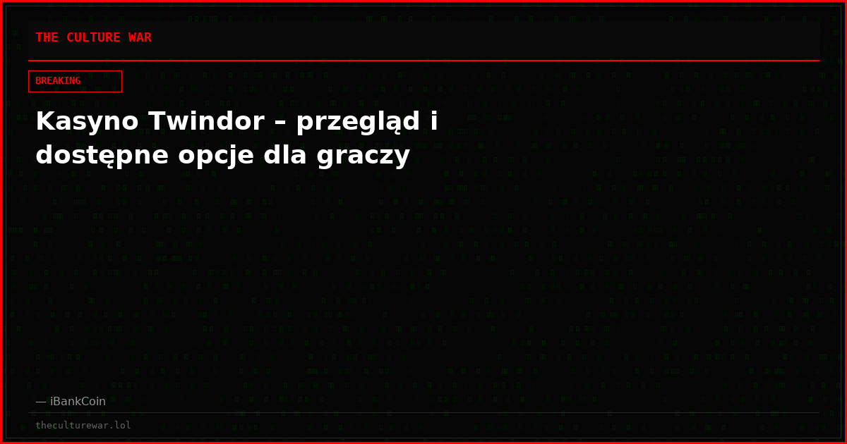 Kasyno Twindor – przegląd i dostępne opcje dla graczy