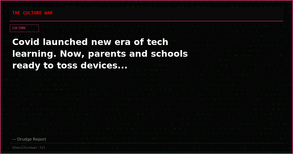 Covid launched new era of tech learning. Now, parents and schools ready to toss devices...