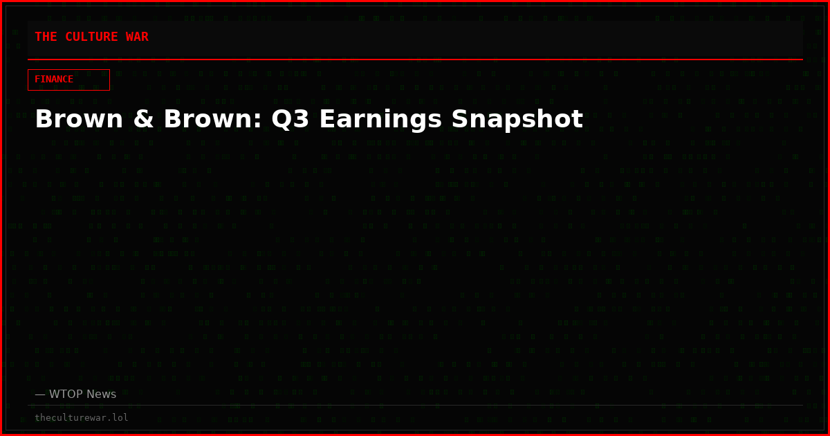 Brown & Brown: Q3 Earnings Snapshot