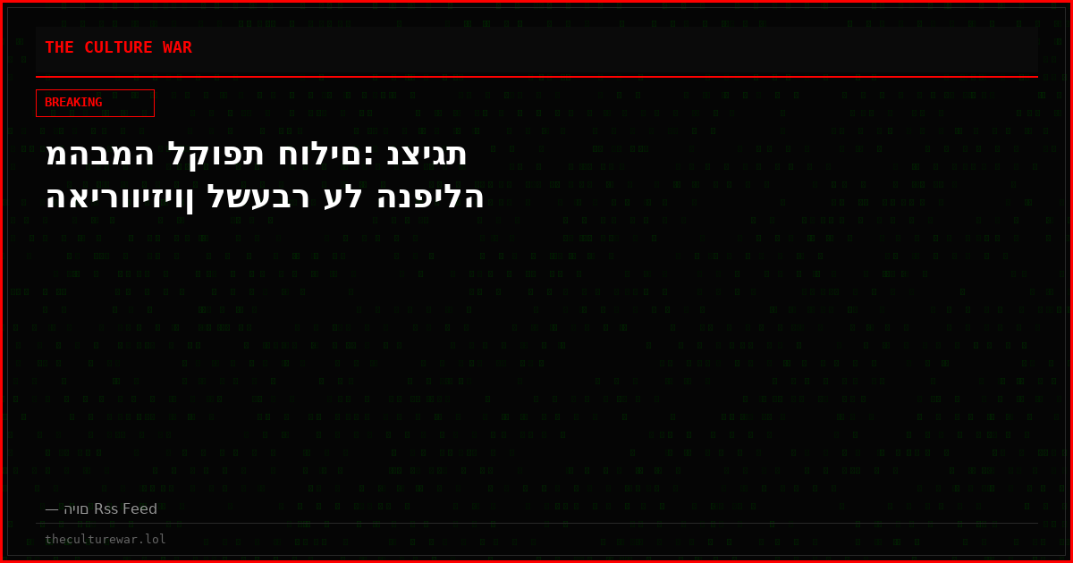 מהבמה לקופת חולים: נציגת האירוויזיון לשעבר על הנפילה