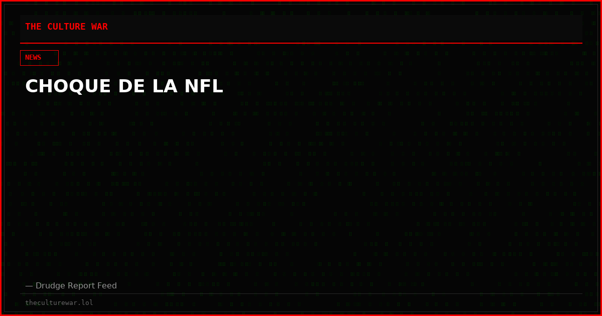CHOQUE DE LA NFL