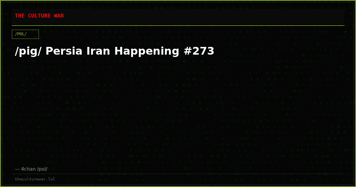 /pig/ Persia Iran Happening #273