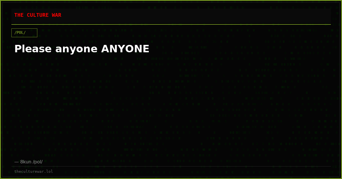 Please anyone ANYONE