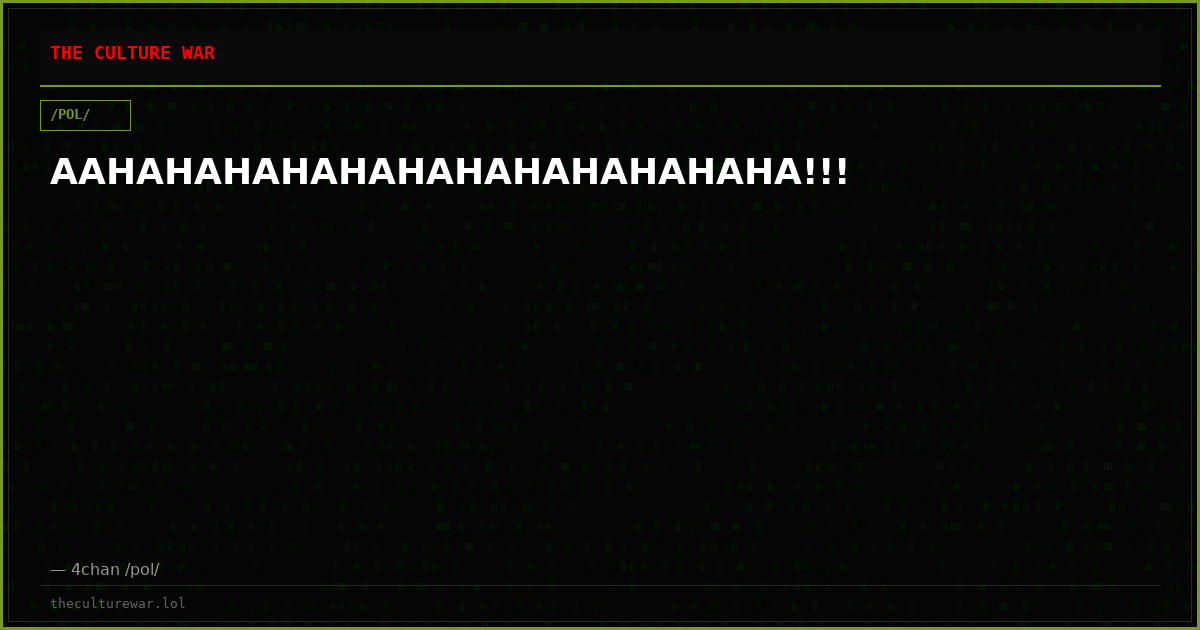 AAHAHAHAHAHAHAHAHAHAHAHAHA!!!