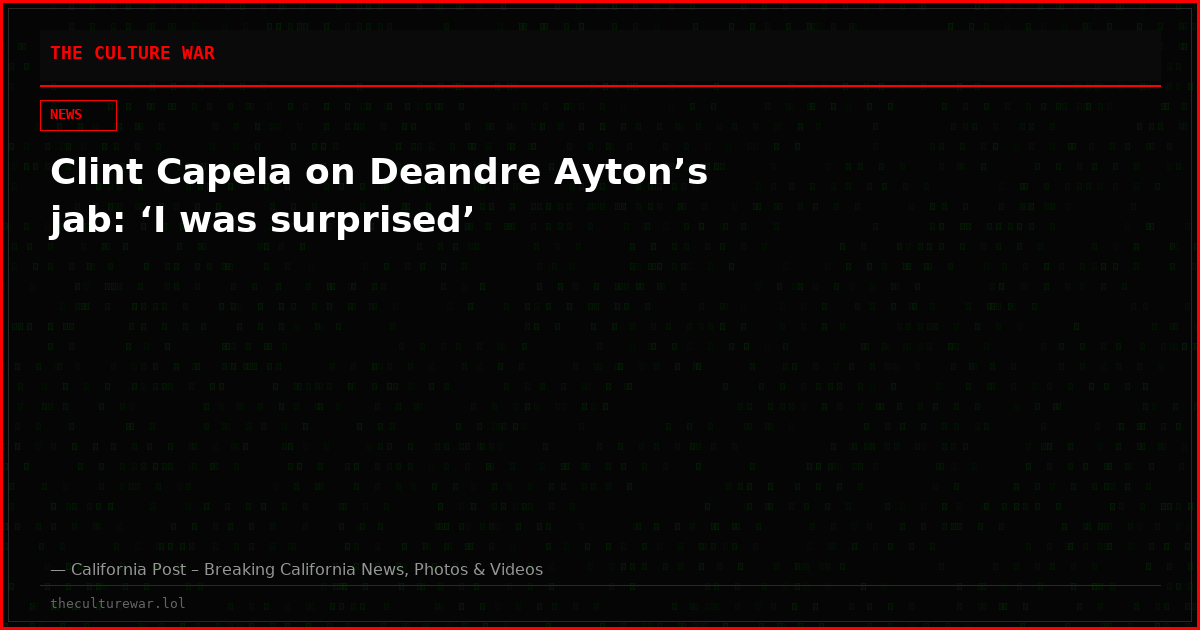 Clint Capela on Deandre Ayton’s jab: ‘I was surprised’
