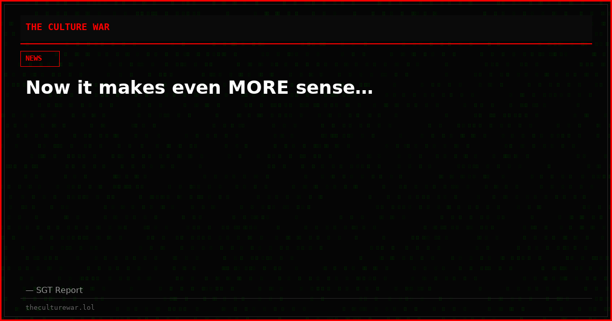 Now it makes even MORE sense…