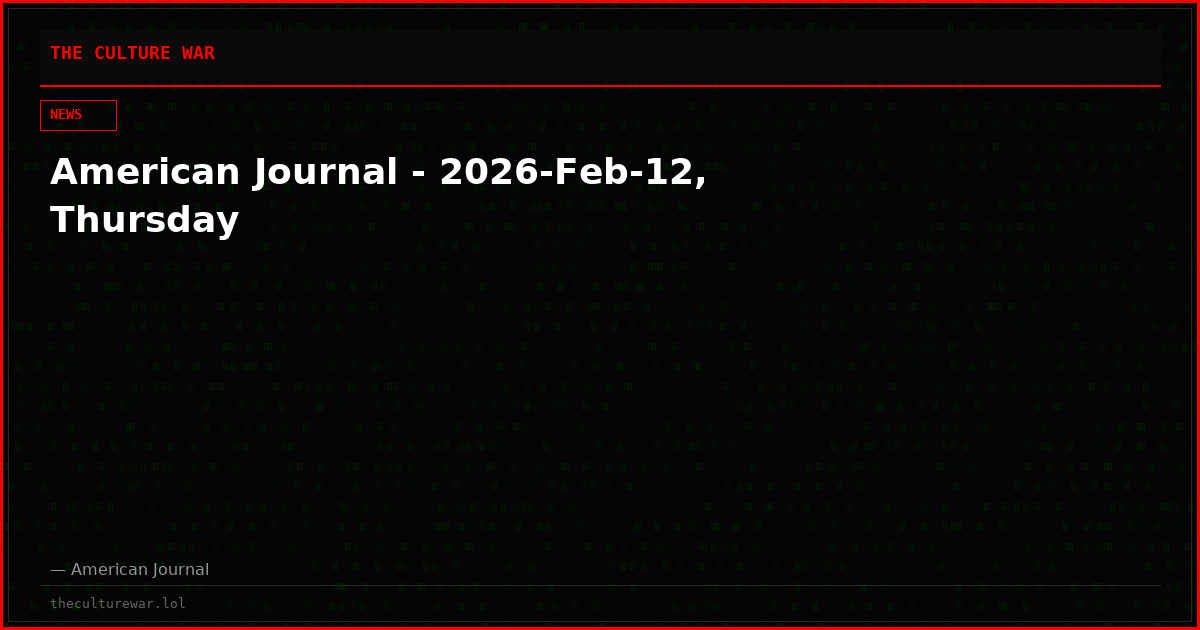 American Journal - 2026-Feb-12, Thursday