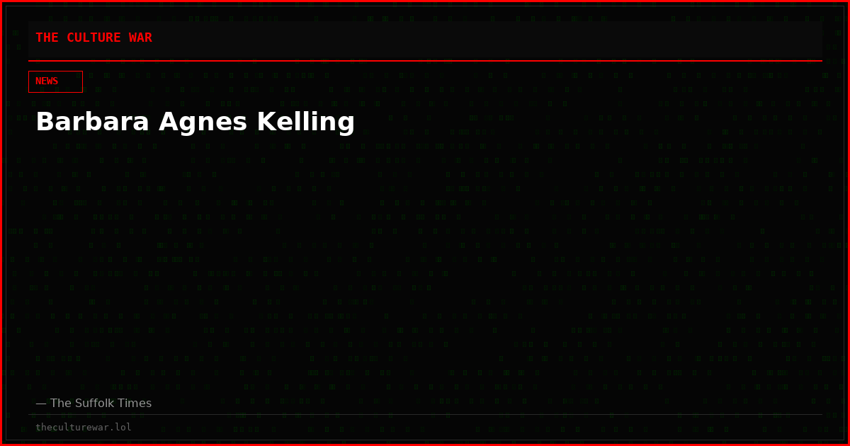 Barbara Agnes Kelling