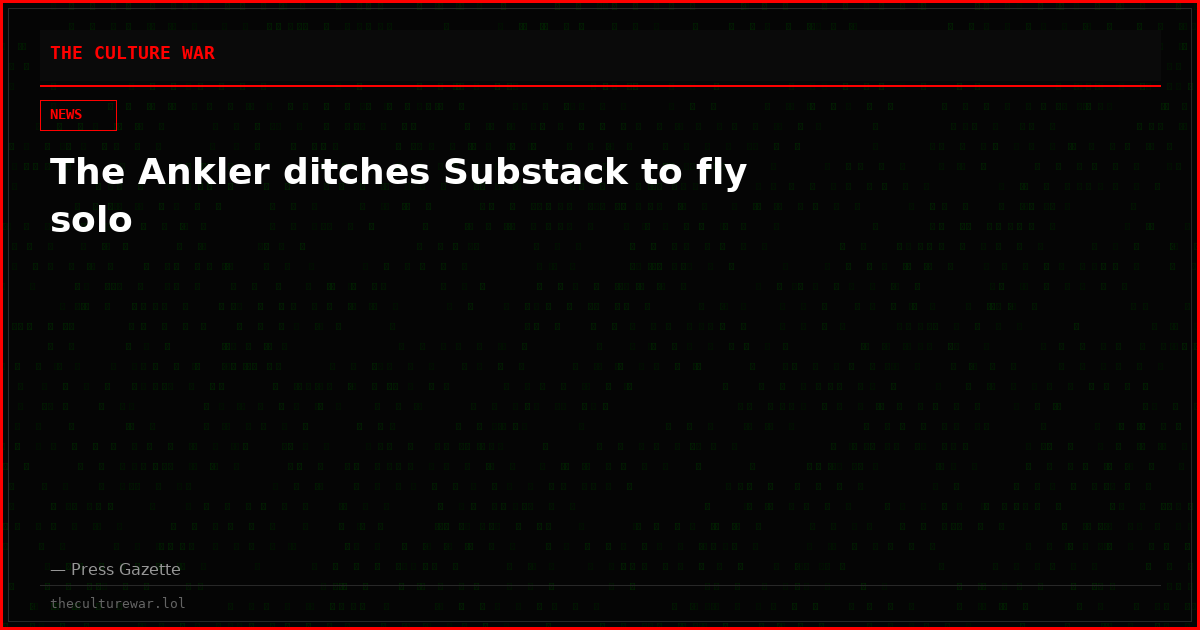 The Ankler ditches Substack to fly solo