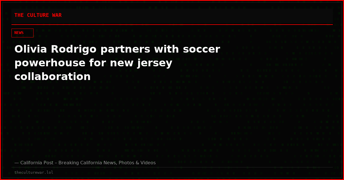 Olivia Rodrigo partners with soccer powerhouse for new jersey collaboration
