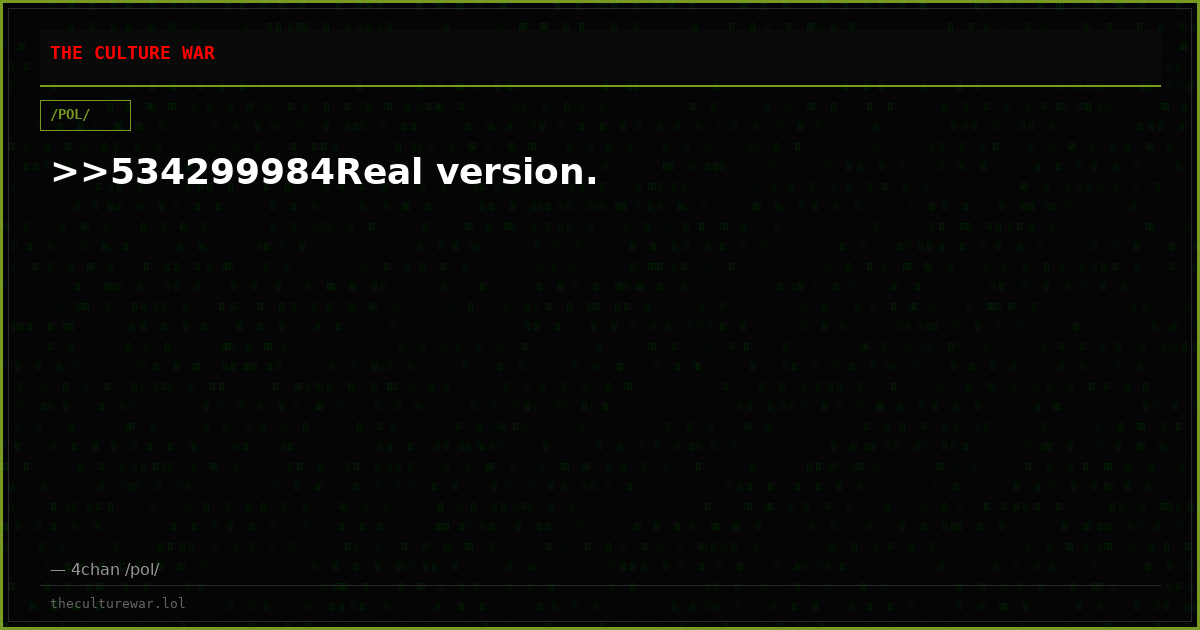 >>534299984Real version.